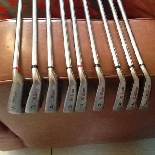 Wilson Fat Shafts Irons - Ping Callaway Taylormade golf clubs