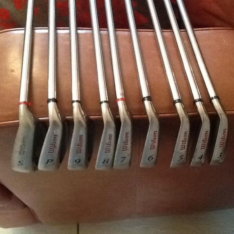 Wilson Fat Shafts Irons - Ping Callaway Taylormade golf clubs