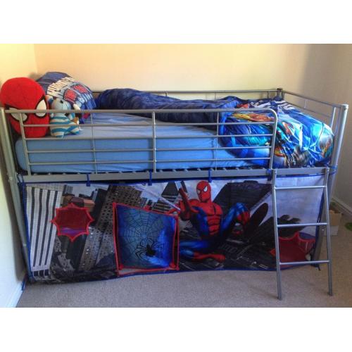 Kids Spider-Man Mid-sleeper Single Bed