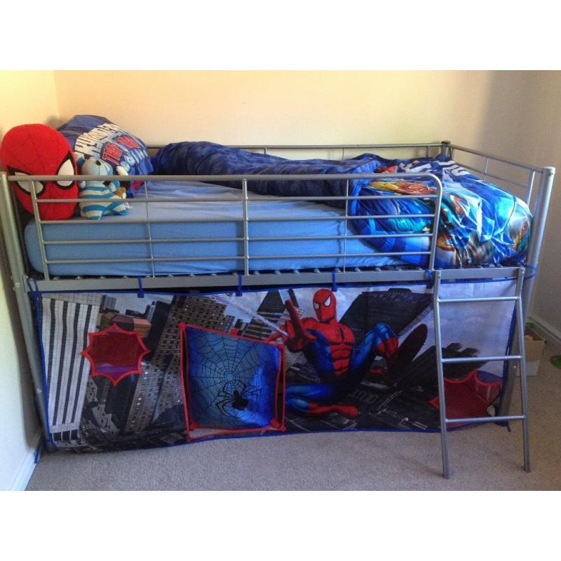 Kids Spider-Man Mid-sleeper Single Bed