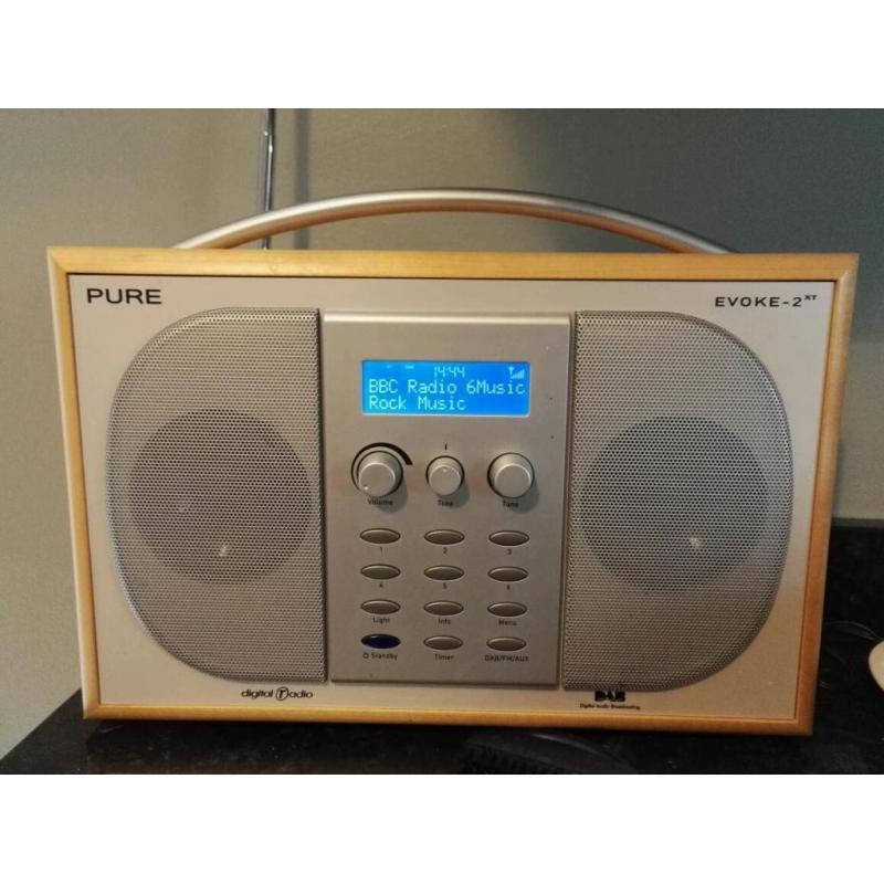 Pure evoke-2xt DAB radio.