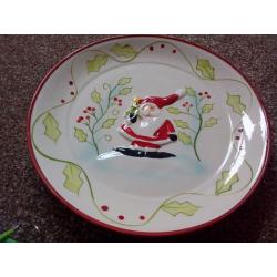 Christmas design plate . New