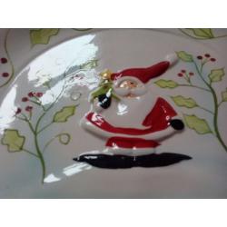 Christmas design plate . New