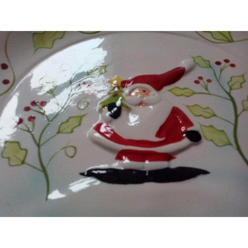 Christmas design plate . New