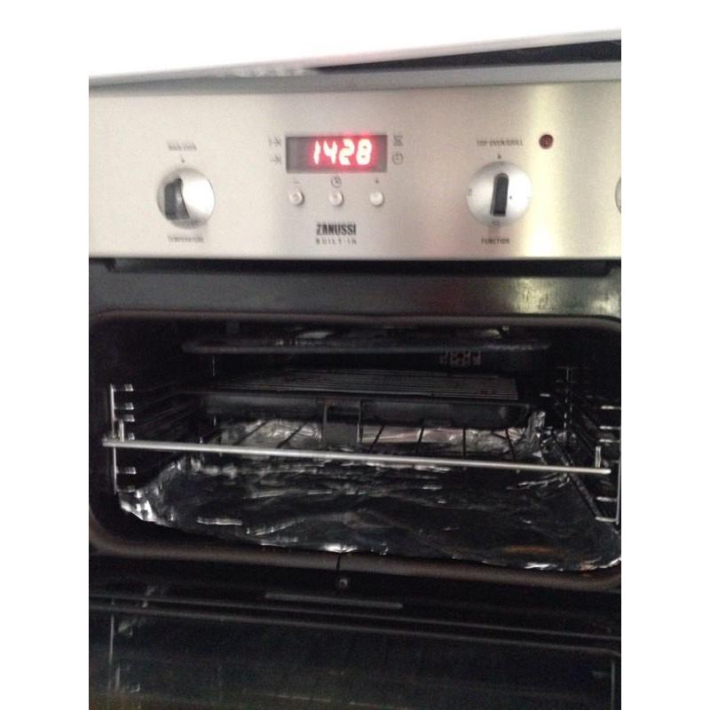 Zanussi built in double oven