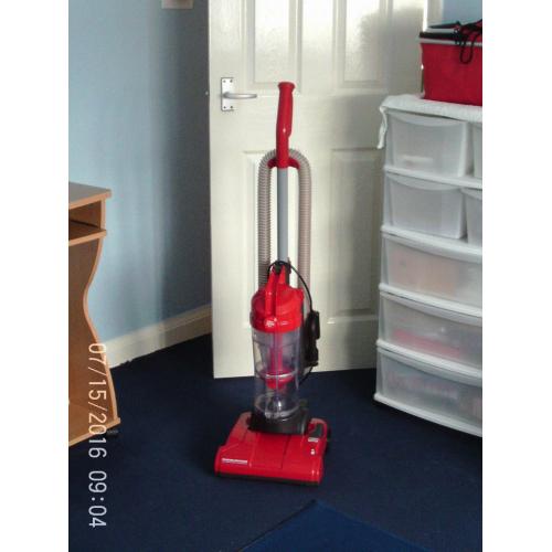 Dirt Devil Powerlight Cyclonic upright vacuum cleaner.