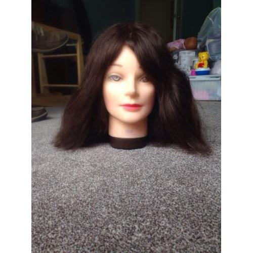 Hairdressing training head
