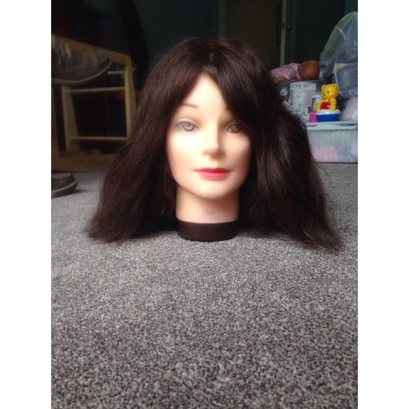 Hairdressing training head