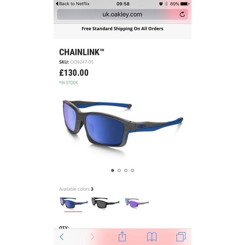 Brand New Genuine Oakleys Matte Grey Sunglasses
