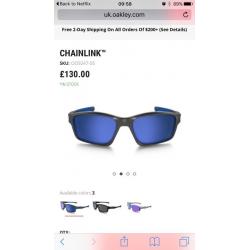 Brand New Genuine Oakleys Matte Grey Sunglasses