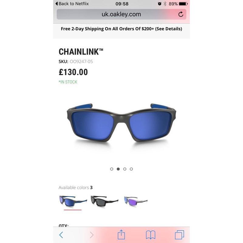 Brand New Genuine Oakleys Matte Grey Sunglasses