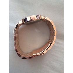 Mk rose gold ladies watch