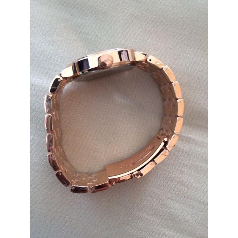 Mk rose gold ladies watch