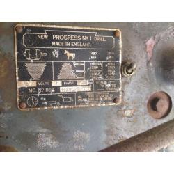 Progress number 1 pillar drill