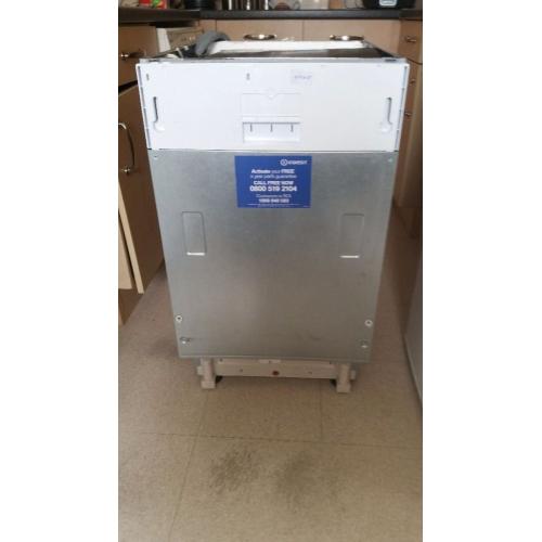 Indesit built in integrated slimline dishwasher