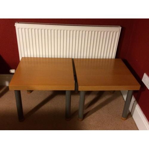 2 X wooden side tables EXCELLENT CONDITION