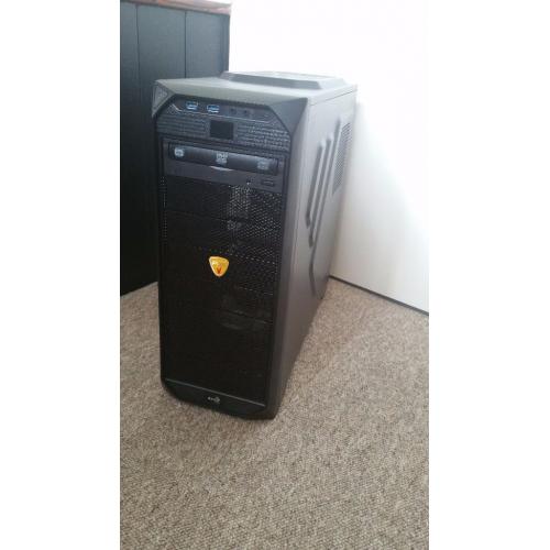 FAST BUDGET GAMING PC WITH HDMI AMD A8 7600 3.1 GHZ 4 CORE CPU 8GB CORSAIR RAM 500 GB HDD 500W PSU