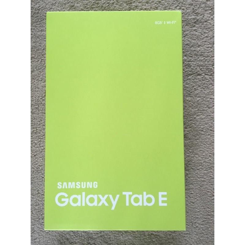 Brand New & Sealed Samsung Galaxy Tab E