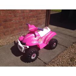 Girls quad bike
