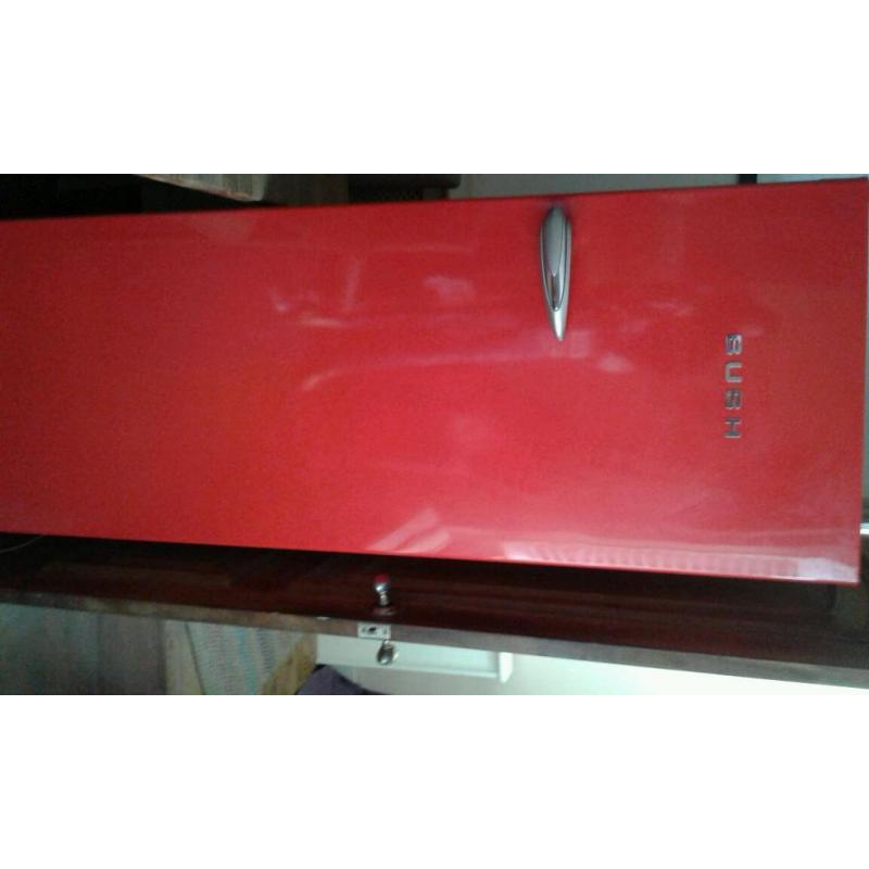 Retro fridge red