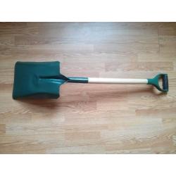 Nearly new carbon steel shovel