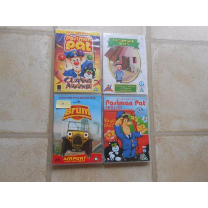 Children's DVD's Bundle of 4 (4)