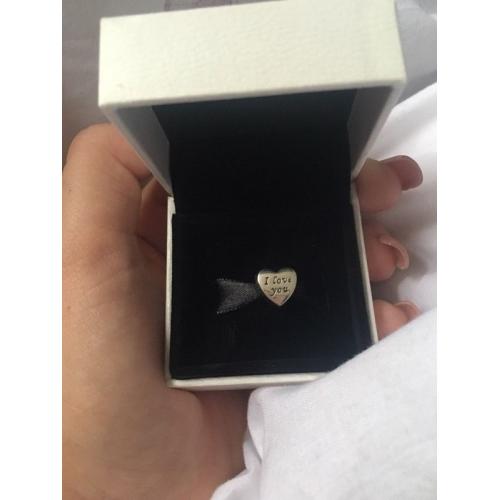 Pandora I love you charm