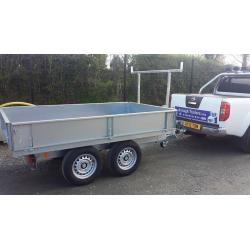 8x5 DROPSIDE BUILDERS TRAILER ALSO AVAILABLE WITH REMOVABLE MESHSIDES