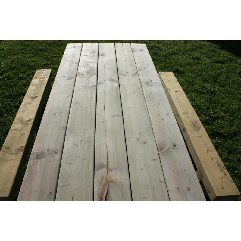 Sleeper table railway sleeper bench garden bench seat garden furniture set Loughview Joinery