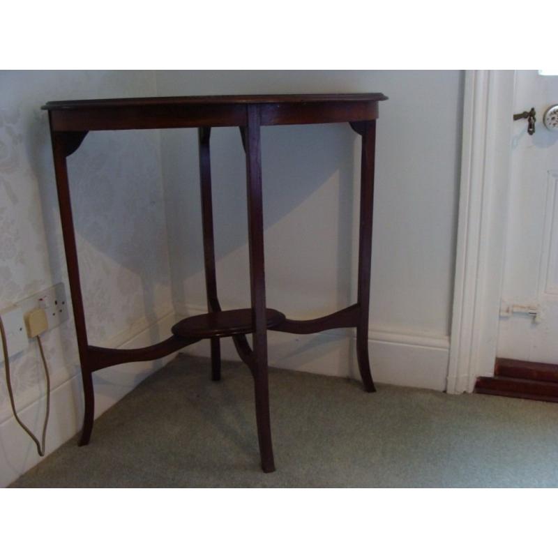 Victorian mahogany hall table