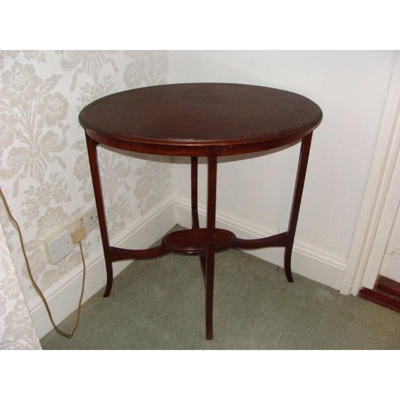 Victorian mahogany hall table