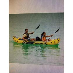 Inflatable two man kayak used once