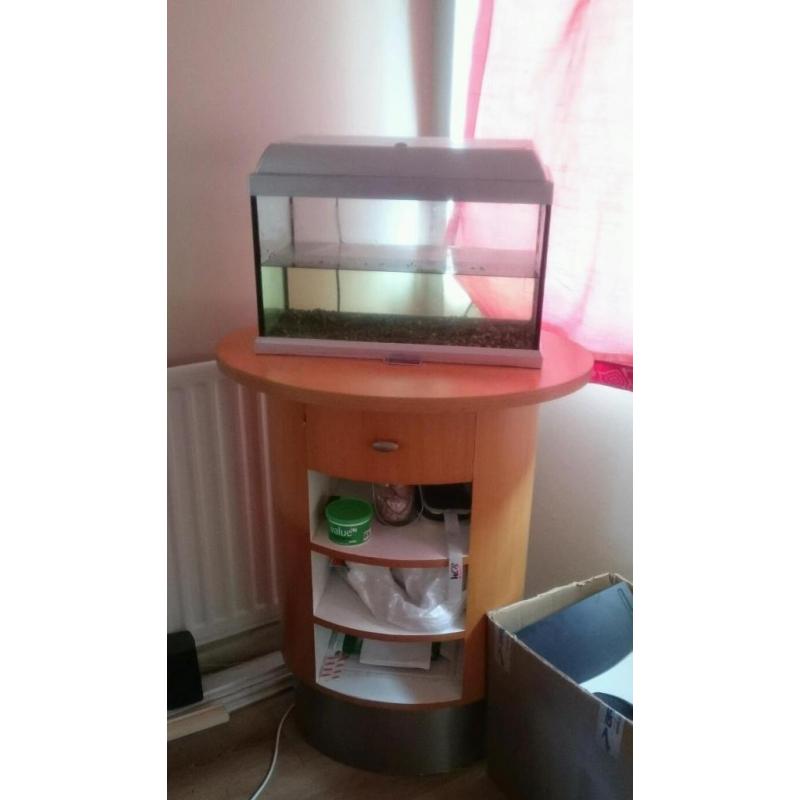 Fish tank and stand