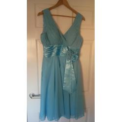 Light blue chiffon dress