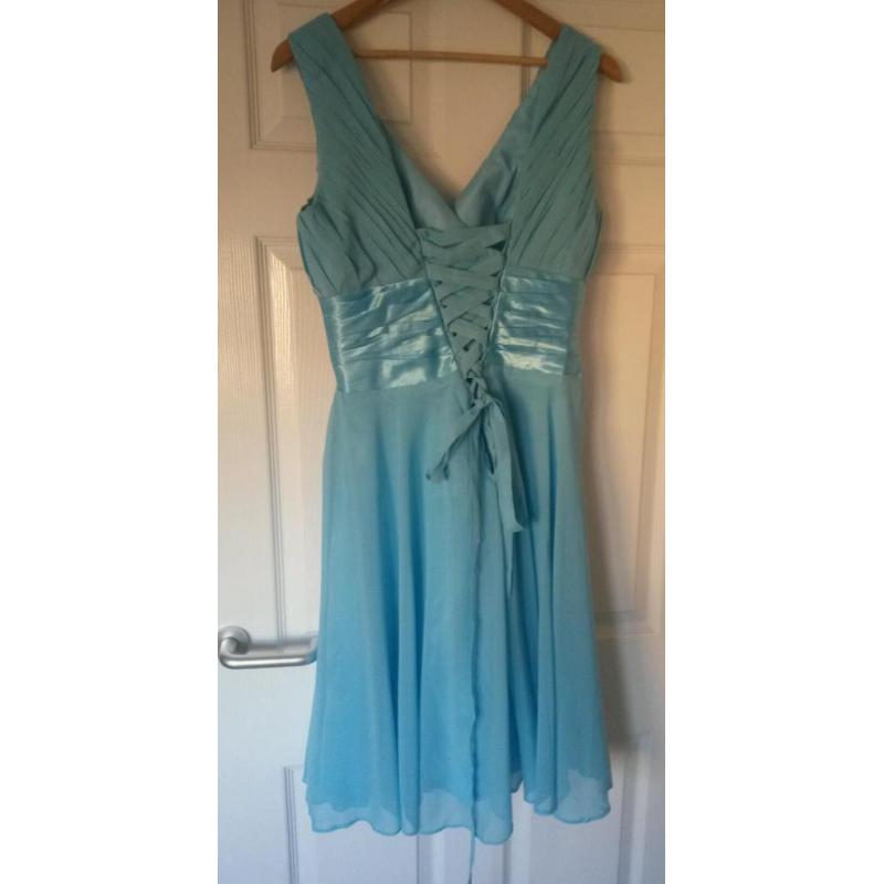 Light blue chiffon dress