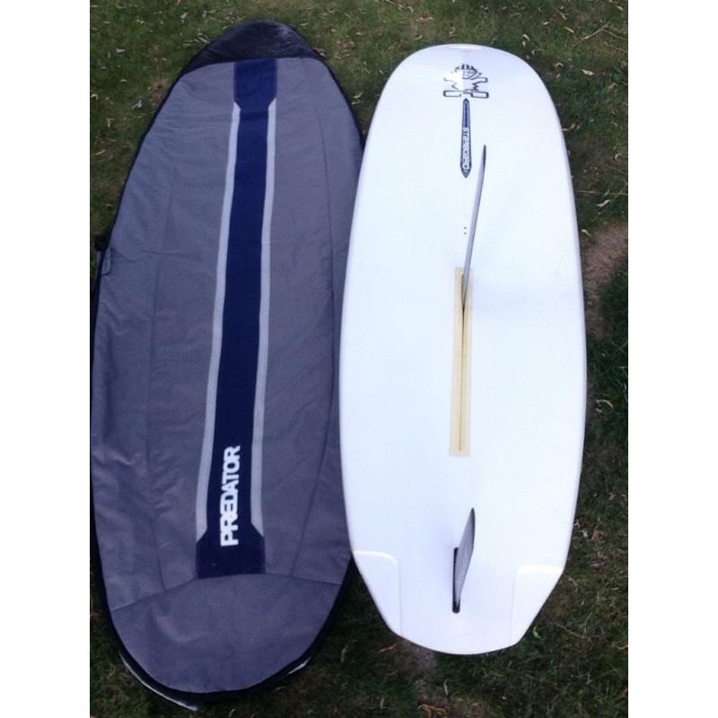 Windsurf board and sail set - ideal for beginner
