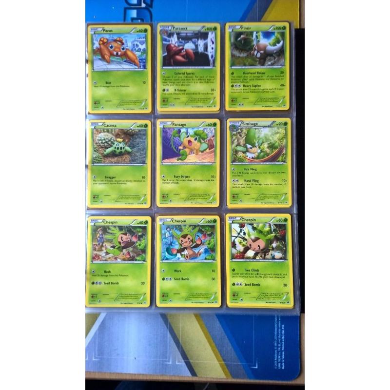 Semi Complete breakthrough Pokemon card set