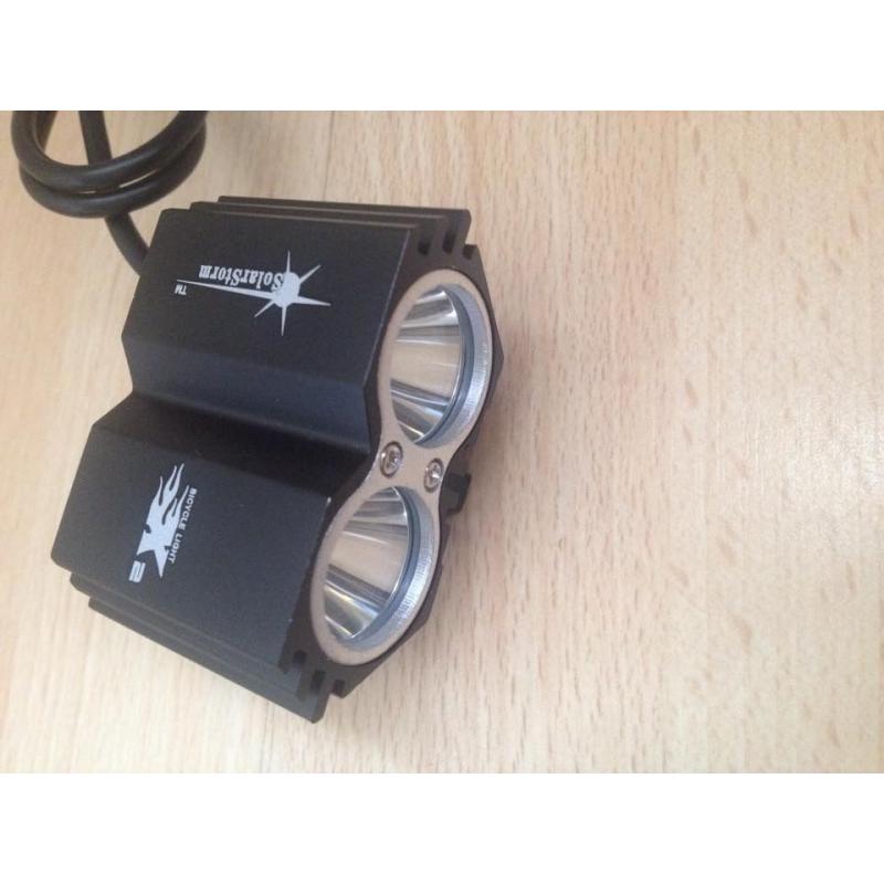 5000 Lumen Bike Light U2 XML x2 CREE LED Bicycle LAMP