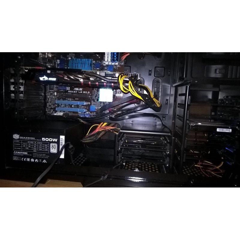 Very High Spec Gaming PC - AMD FX 8350 (8 Core) at 4.34Ghz, 4GB Geforce GTX 980 Gaming, 12GB RAM.
