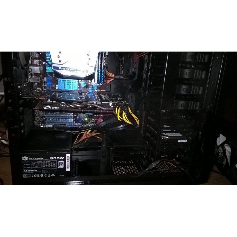 Very High Spec Gaming PC - AMD FX 8350 (8 Core) at 4.34Ghz, 4GB Geforce GTX 980 Gaming, 12GB RAM.