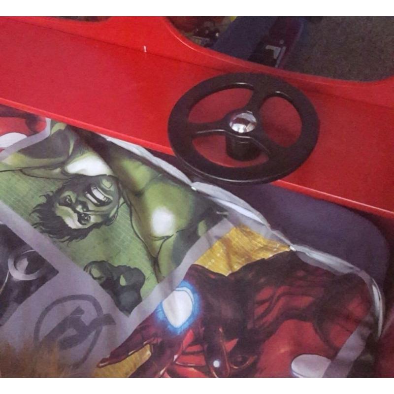 Beautiful fire engine bed