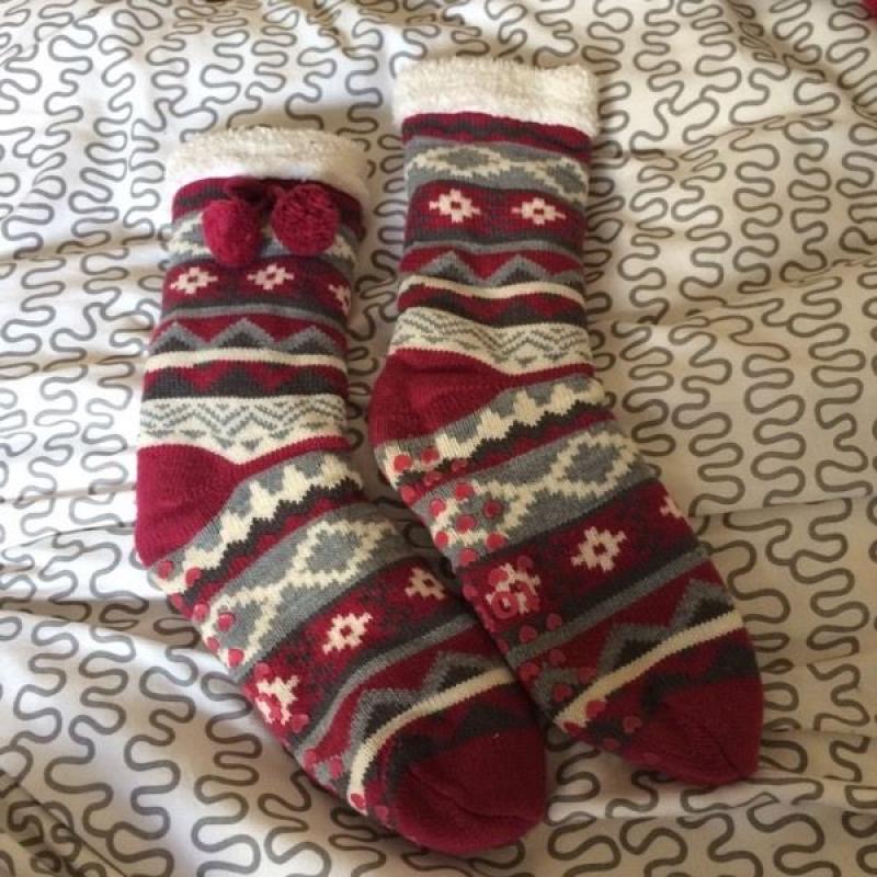 Thick sock slippers
