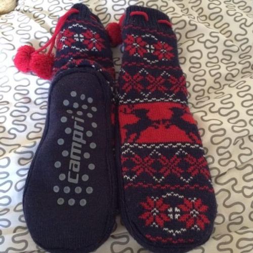 Thick sock slippers