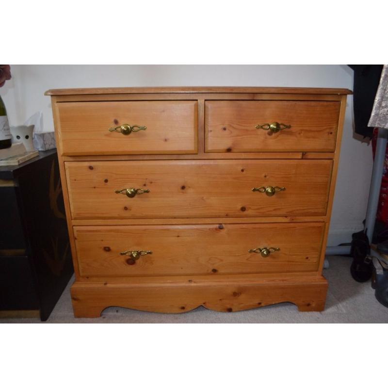 Pine Wood Chest of Draws
