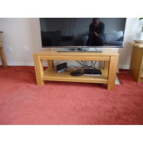 Coffee table solid American oak