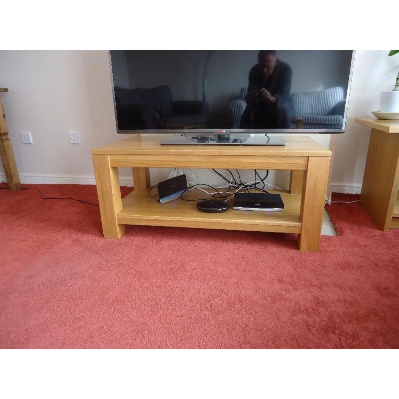 Coffee table solid American oak