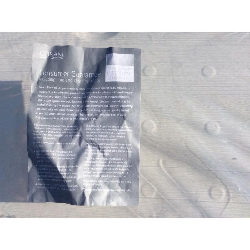 New Coratech shower tray 1200 X 800 still in packaging YD 1284