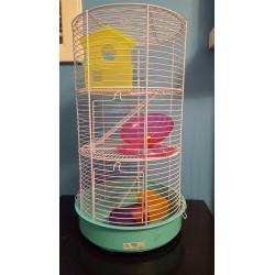 3 Tier Hamster Cage with Toys/House