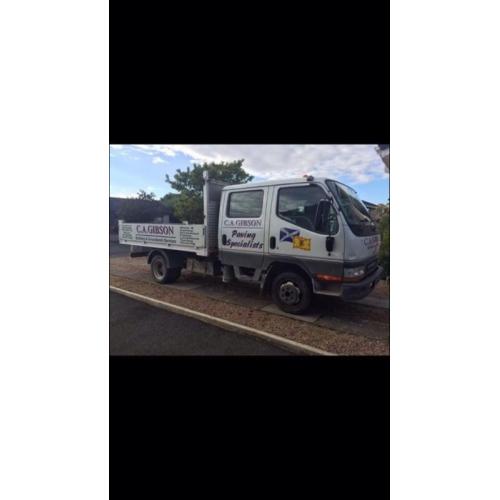 Mitsubishi canter double cab tipper