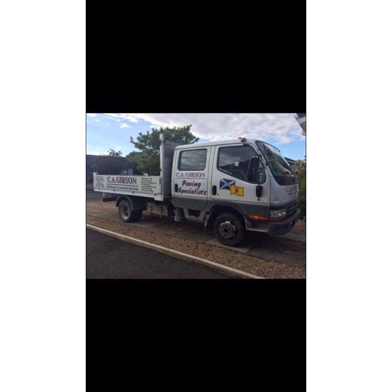 Mitsubishi canter double cab tipper